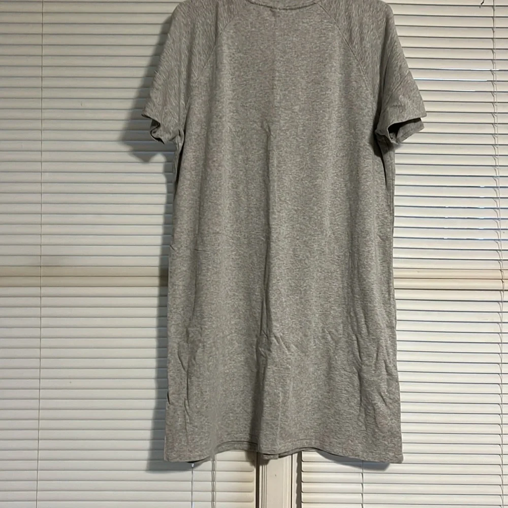 Casual Style & Co Gray T-Shirt Dress size XL - Picture 3 of 4